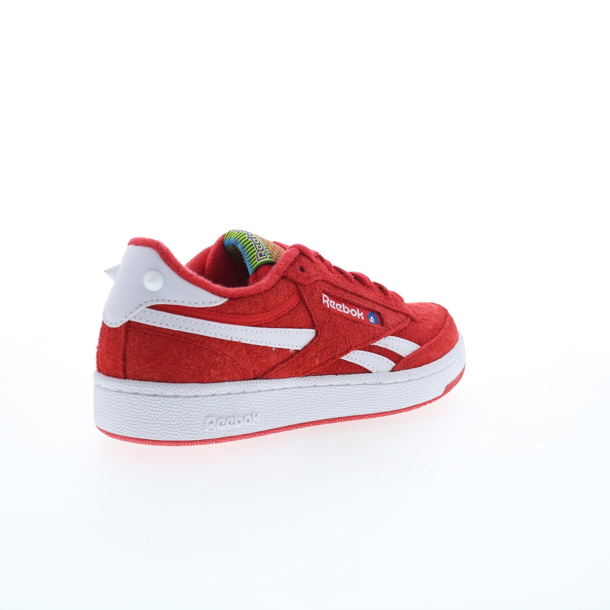 Reebok Club C Revenge Sonic 3 Knuckles Mens Red Lifestyle Sneakers Shoes