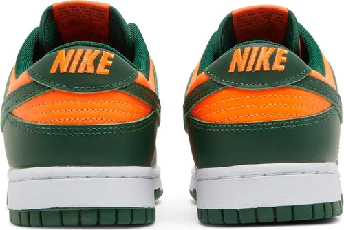 Nike Mens Dunk Low Sneakers - 'Miami Hurricanes'