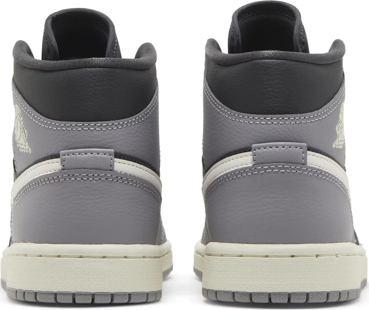Nike Womens Air Jordan 1 Mid Sneakers - 'Cement Grey'