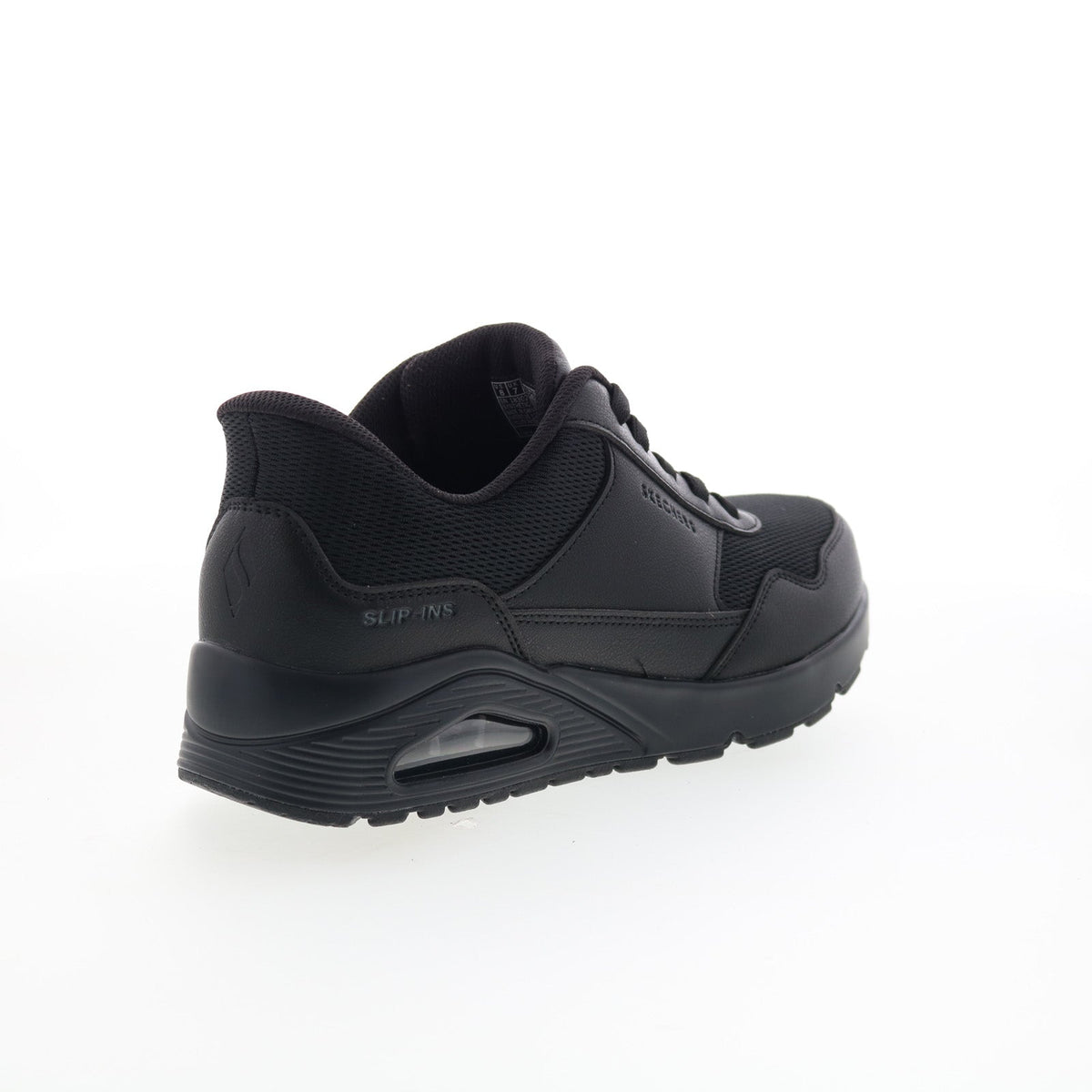 Skechers Uno - Banksia 183022-BBK Mens Black Lifestyle Sneakers Shoes