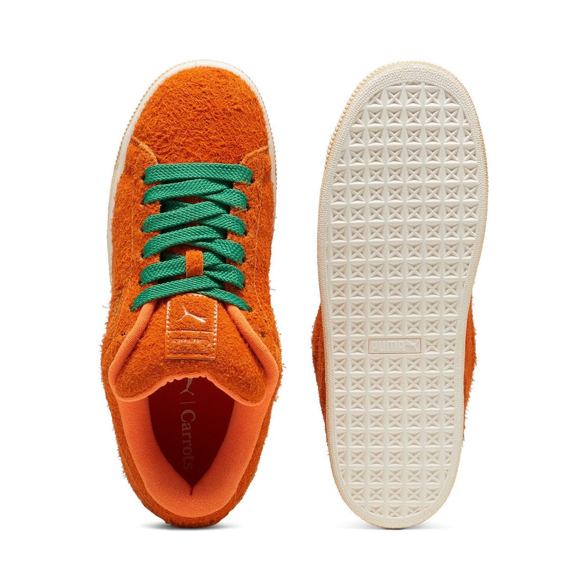 Puma Suede XL Carrots 39880001 Mens Orange Suede Lifestyle Sneakers Shoes