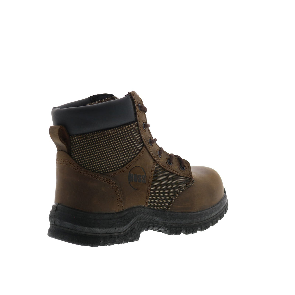 Hoss Mason 60245 Mens Brown Wide Leather Lace Up Work & Safety Boots