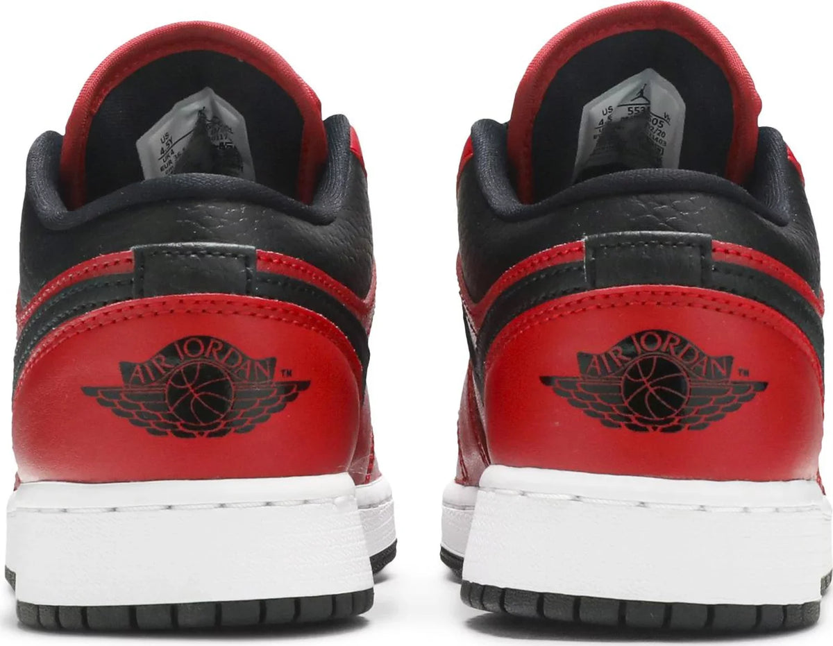 Nike Grade School Womens Air Jordan 1 Low Sneakers - 'Reverse Bred'