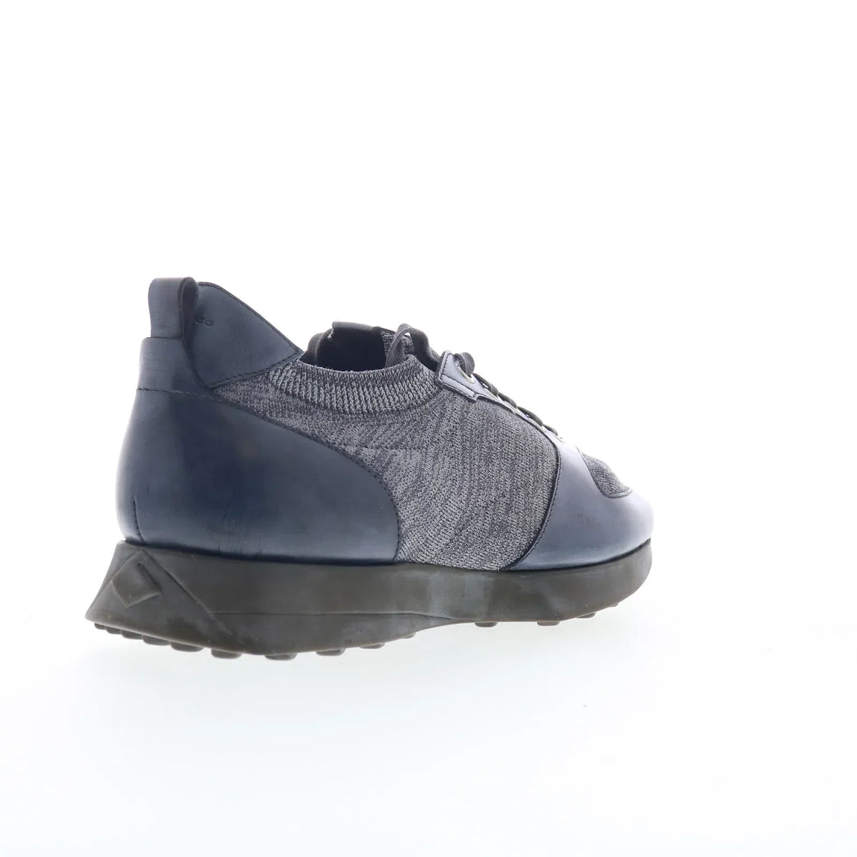 Di Bianco Forza Mens Gray Leather Lace Up Lifestyle Sneakers Shoes