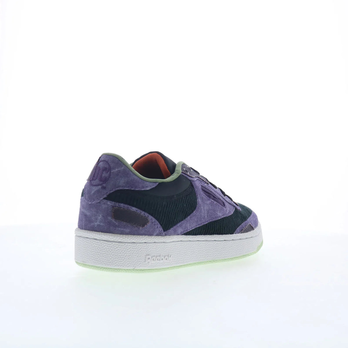 Reebok Club C 85 DC Comics Joker Mens Purple Canvas Lifestyle Sneakers Shoes