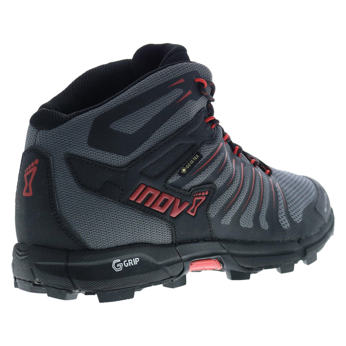 Inov-8 Roclite G 345 GTX 000802-GYBKRD Mens Gray Mesh Lace Up Hiking Boots