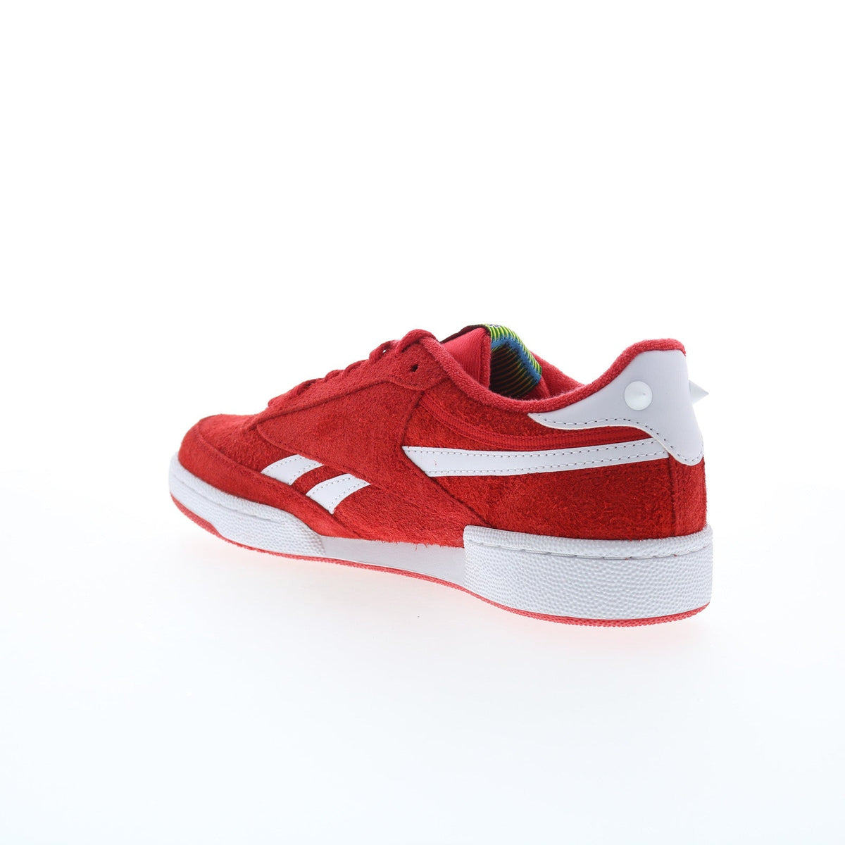 Reebok Club C Revenge Sonic 3 Knuckles Mens Red Lifestyle Sneakers Shoes