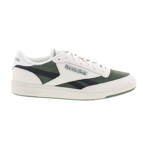 Reebok Club C Revenge Vintage II Mens Green Suede Lifestyle Sneakers Shoes