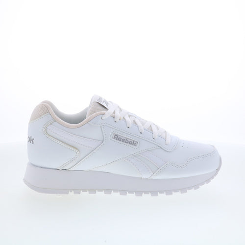 Reebok Glide Wide D Womens White Wide Synthetic Lifestyle Sneakers Shoes
