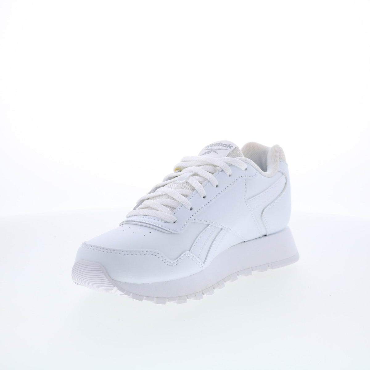 Reebok Glide Wide D Womens White Wide Synthetic Lifestyle Sneakers Shoes
