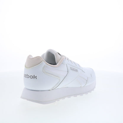 Reebok Glide Wide D Womens White Wide Synthetic Lifestyle Sneakers Shoes