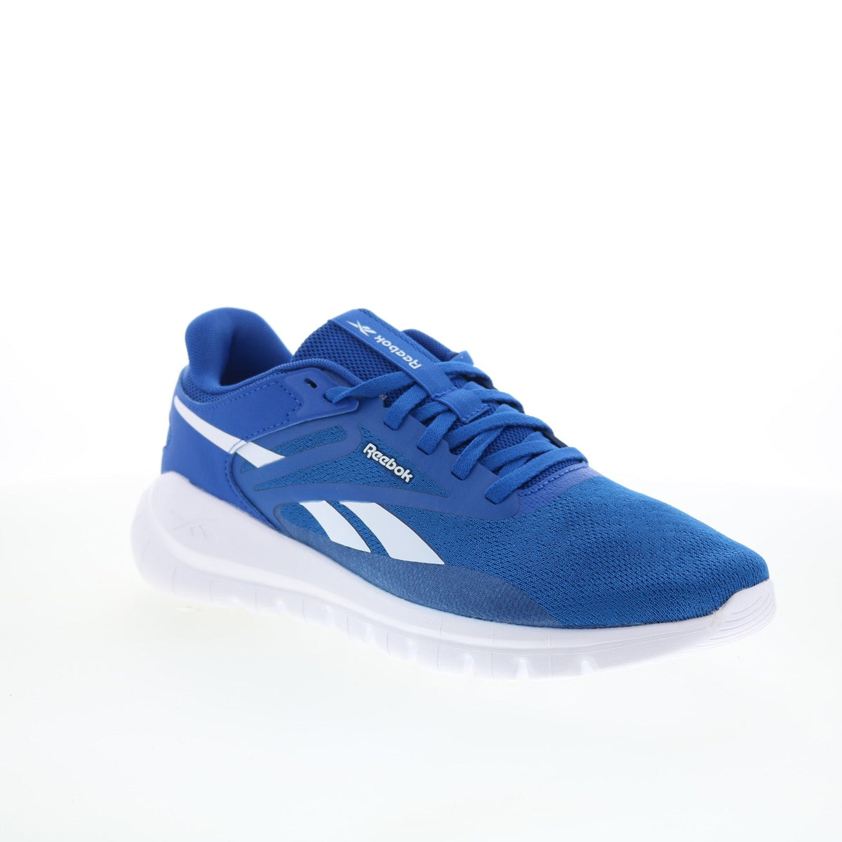 Reebok Split Flex Mens Blue Canvas Lace Up Athletic Cross Training Shoes