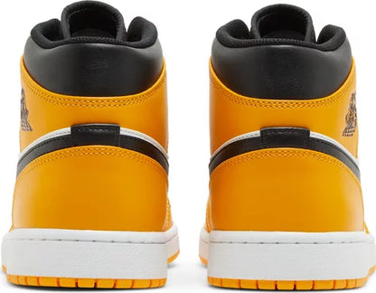 Nike Mens Air Jordan 1 Mid Sneakers - 'Reverse Yellow Toe'
