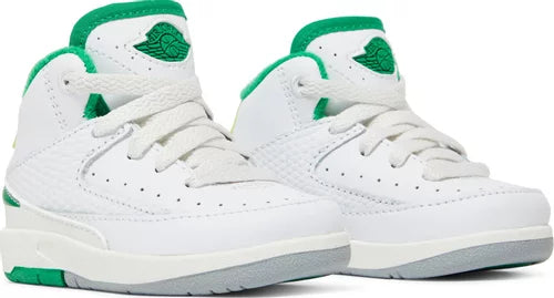Nike Toddlers Air Jordan 2 Retro Sneakers - 'Lucky Green'