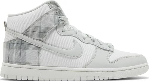 Nike Mens Dunk High SE Sneakers - 'Mint Plaid'