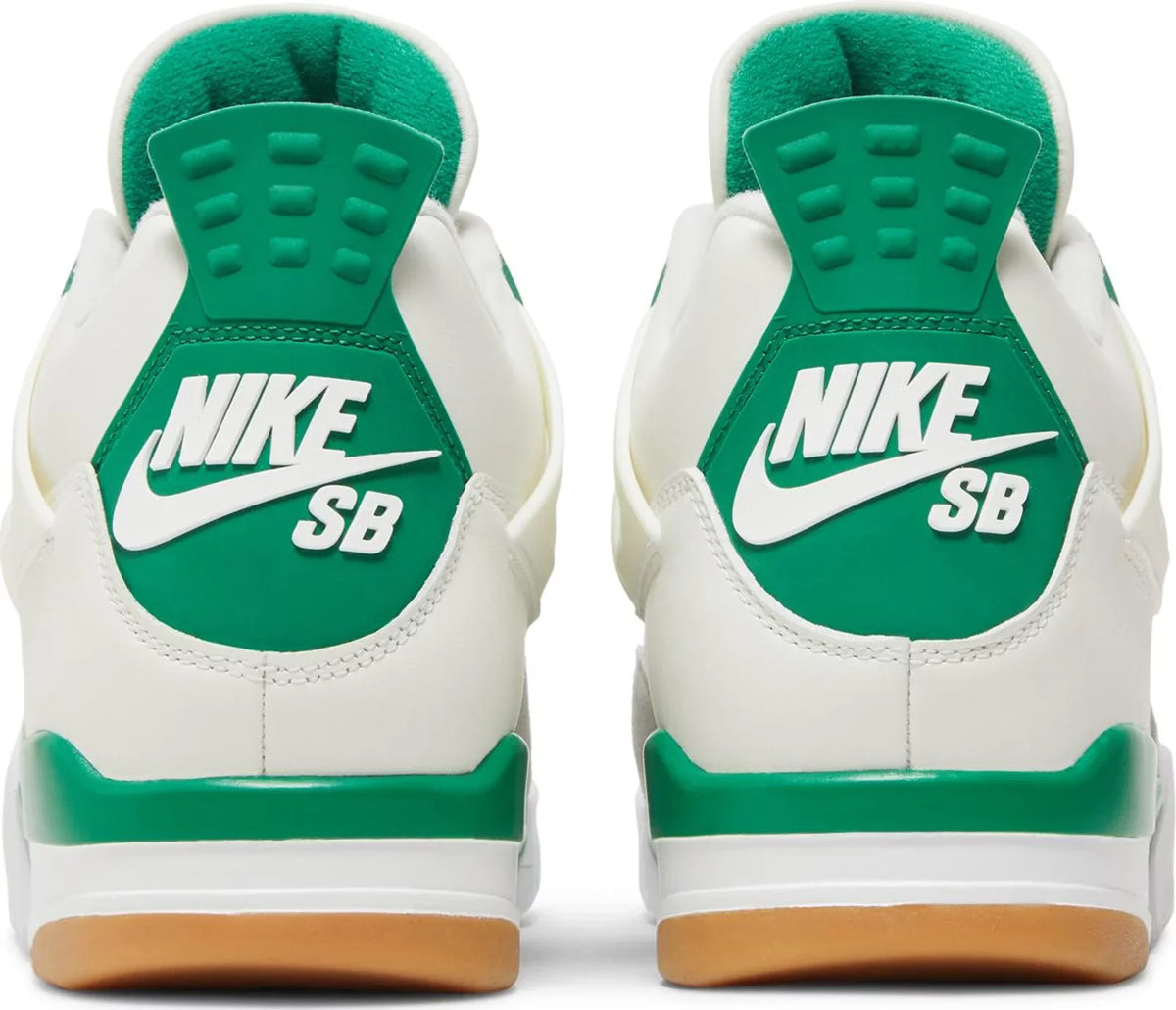 Nike Mens SB x Air Jordan 4 Retro Sneakers - 'Pine Green'