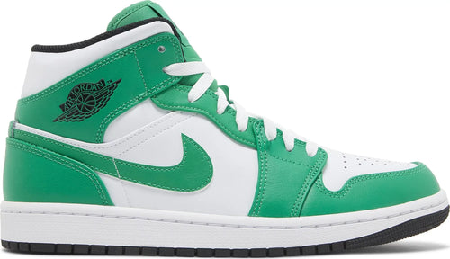 Nike Mens Air Jordan 1 Mid Sneakers - 'Lucky Green'