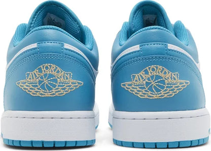 Nike Mens Air Jordan 1 Low Sneakers - 'Aquatone'