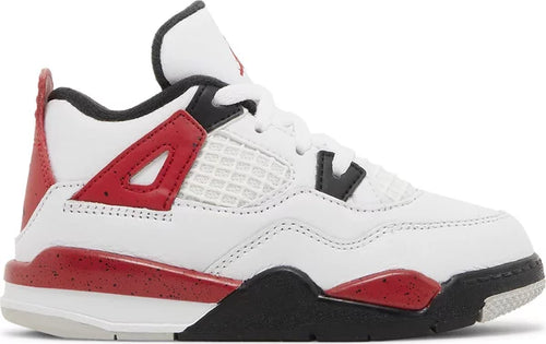 Nike Toddlers Air Jordan 4 Retro Sneakers - 'Red Cement'
