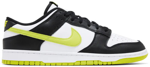 Nike Mens Dunk Low Sneakers - 'Black Bright Cactus'