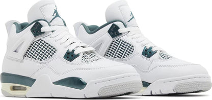 Nike Grade School Womens Air Jordan 4 Retro Sneakers - 'Oxidized Green'