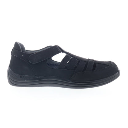 Drew Maryann 14792-15 Womens Black Wide Nubuck Lifestyle Sneakers Shoes