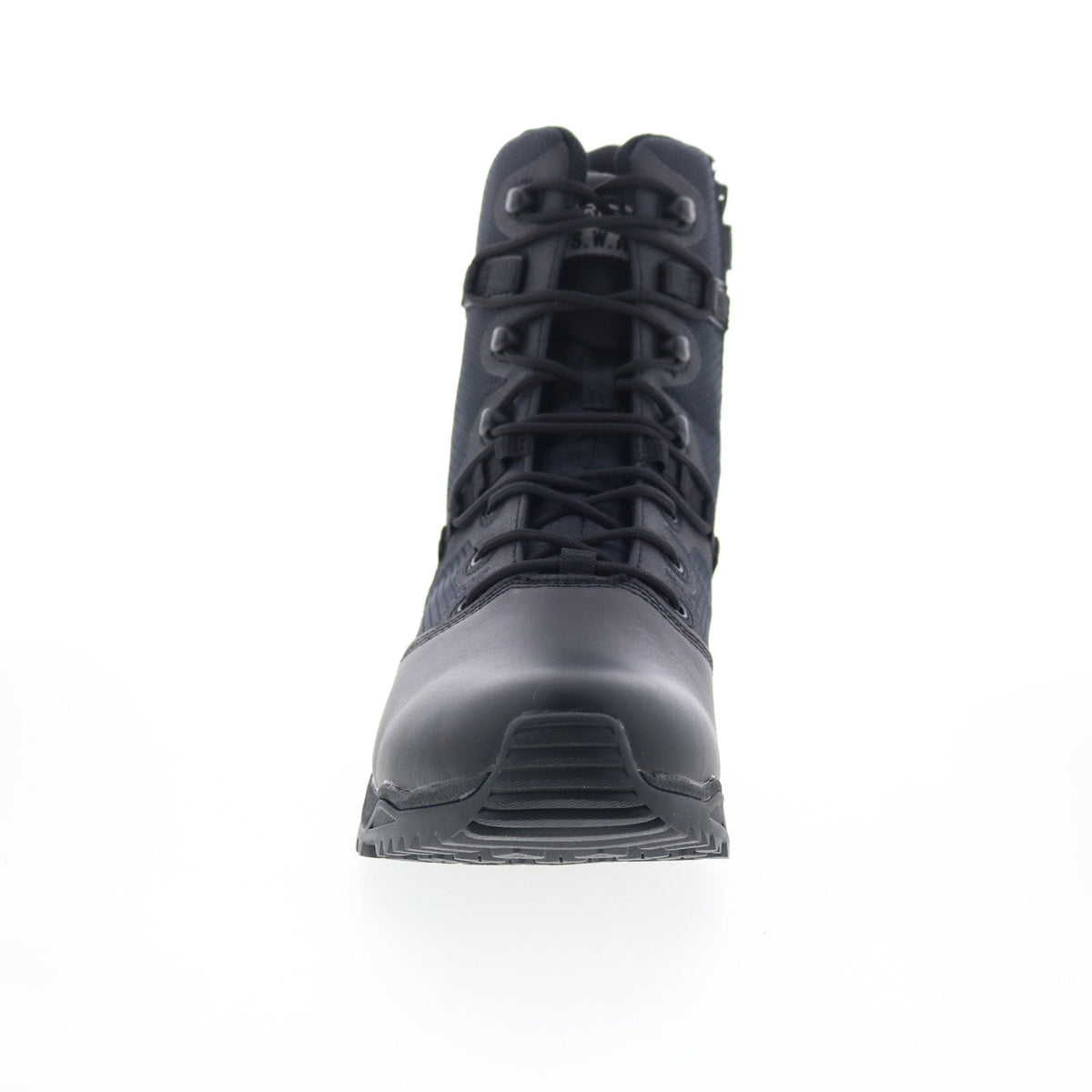 Original Swat Alpha Fury 8" Polishable Toe Side-Zip EN Mens Black Boots
