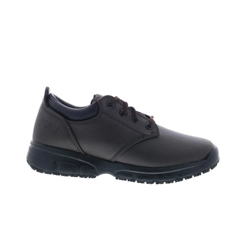 Fila Memory Blake Slip Resistant Mens Brown Athletic Work & Safety Shoes
