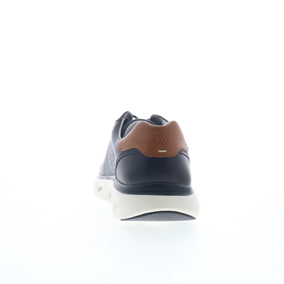 Johnston & Murphy 25-2975 Mens Black Leather Lifestyle Sneakers Shoes