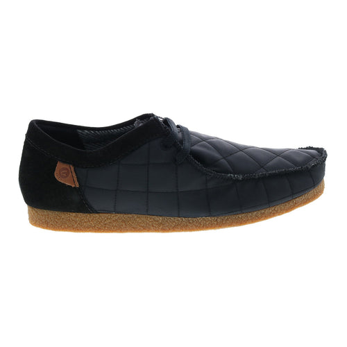 Clarks Shacre II Step 26162714 Mens Black Canvas Oxfords Casual Shoes