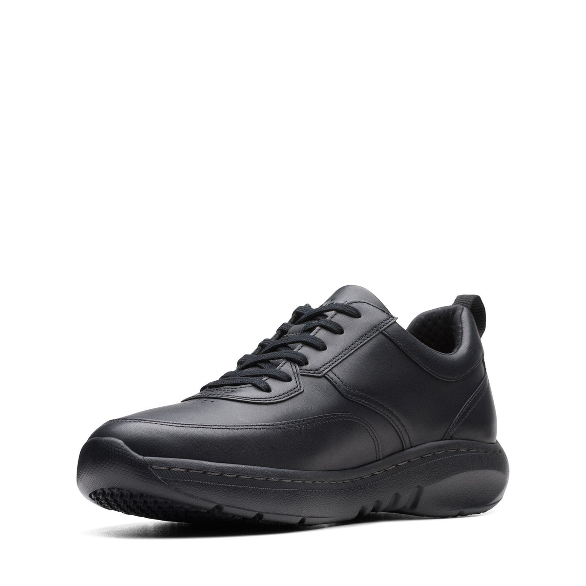 Clarks Pro Lace Mens Black Wide Oxfords & Lace Ups Casual Shoes