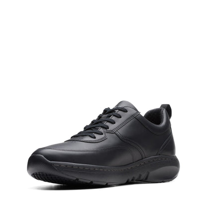 Clarks Pro Lace Mens Black Wide Oxfords & Lace Ups Casual Shoes