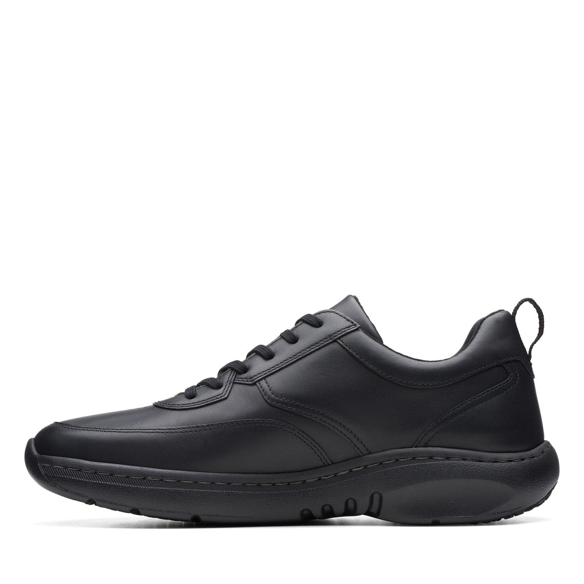 Clarks Pro Lace Mens Black Wide Oxfords & Lace Ups Casual Shoes