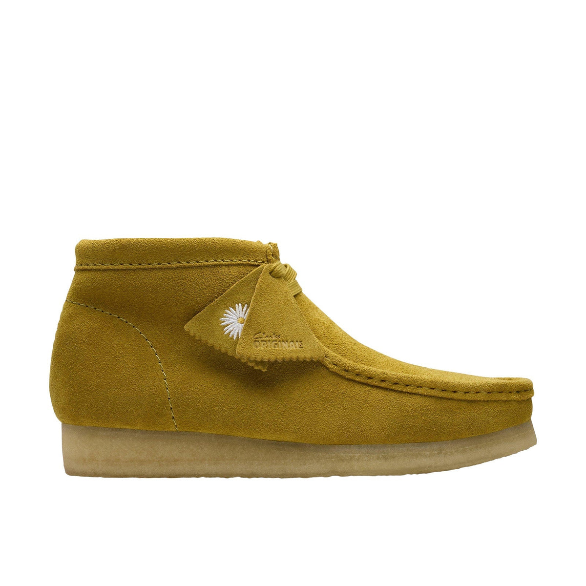 Clarks Wallabee Boot 26176538 Mens Green Suede Lace Up Chukkas Boots