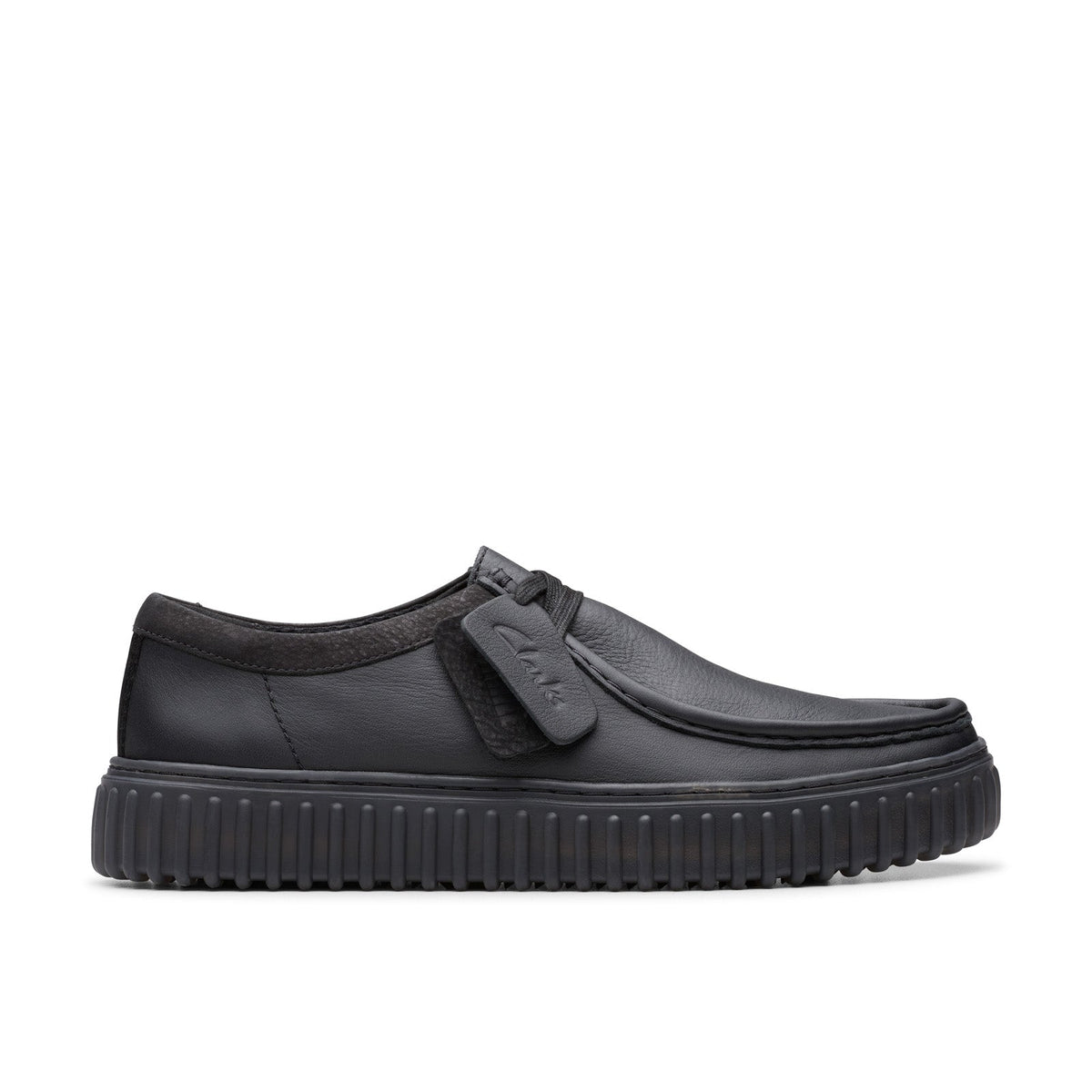 Clarks Torhill LO 26181385 Mens Black Oxfords & Lace Ups Casual Shoes