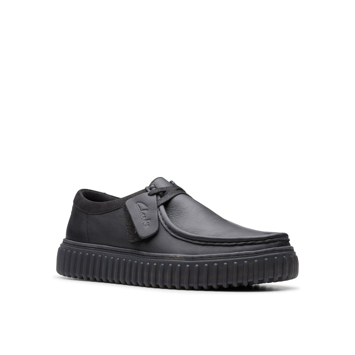 Clarks Torhill LO 26181385 Mens Black Oxfords & Lace Ups Casual Shoes