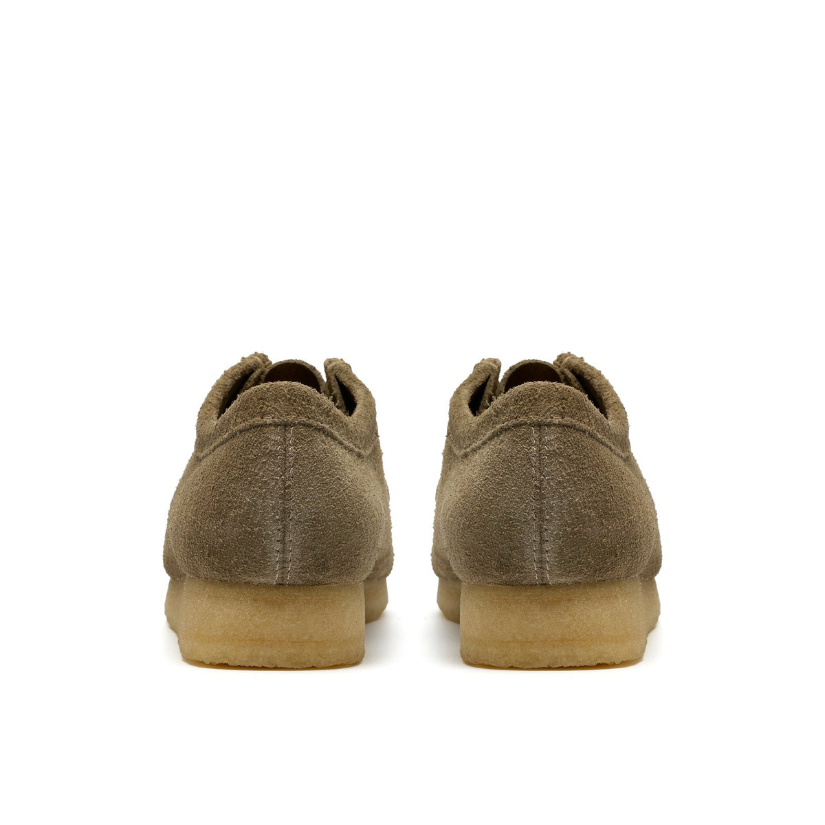 Clarks Wallabee 26185564 Mens Gray Suede Oxfords & Lace Ups Casual Shoes