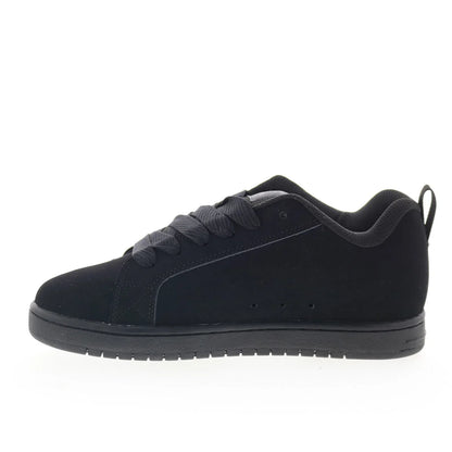 DC Court Graffik SE 300927-KDW Mens Black Skate Inspired Sneakers Shoes