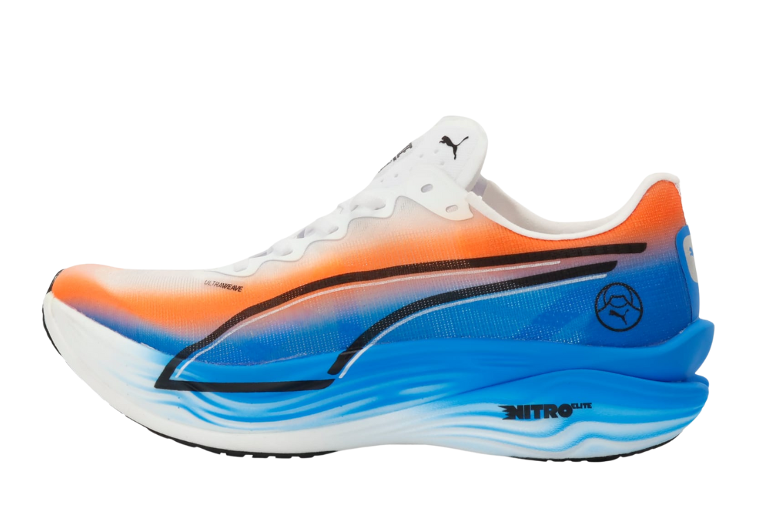 Deviate Nitro Elite 3 Ekiden Men's :PUMA White | Heat Fire