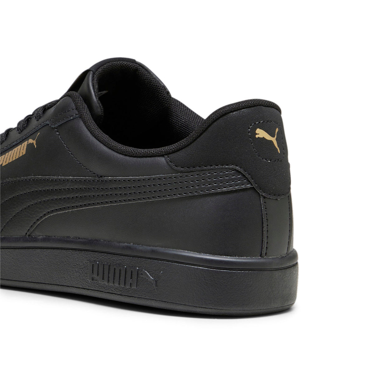 Puma Smash 3.0 L 39098710 Mens Black Leather Lifestyle Sneakers Shoes
