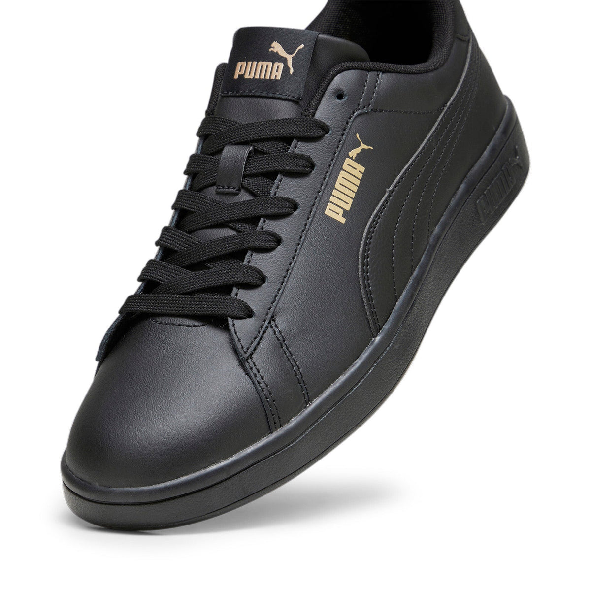 Puma Smash 3.0 L 39098710 Mens Black Leather Lifestyle Sneakers Shoes