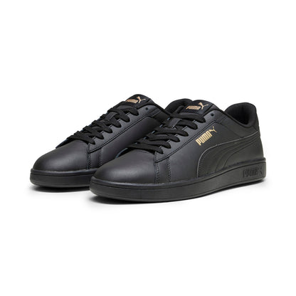 Puma Smash 3.0 L 39098710 Mens Black Leather Lifestyle Sneakers Shoes