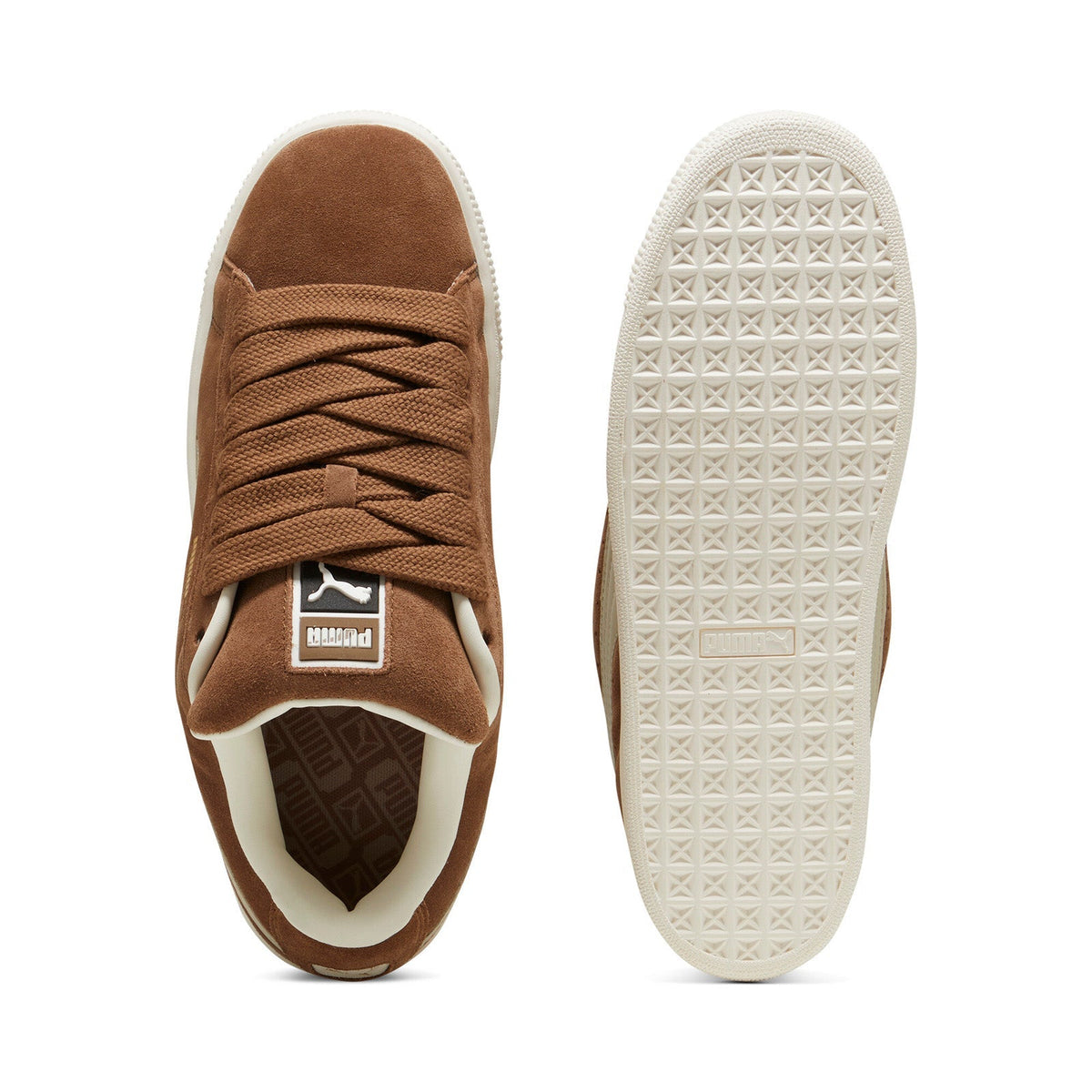 Puma Suede XL 39520518 Mens Brown Suede Lace Up Lifestyle Sneakers Shoes