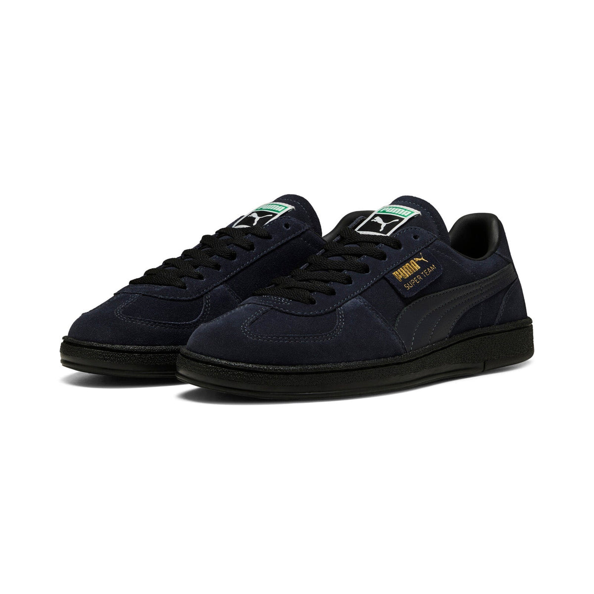 Puma Super Team SD 39852806 Mens Blue Suede Lifestyle Sneakers Shoes