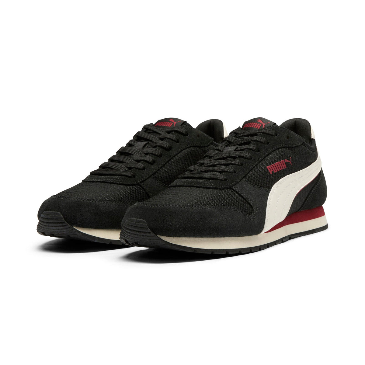 Puma ST Miler Nylon 39890903 Mens Black Canvas Lifestyle Sneakers Shoes