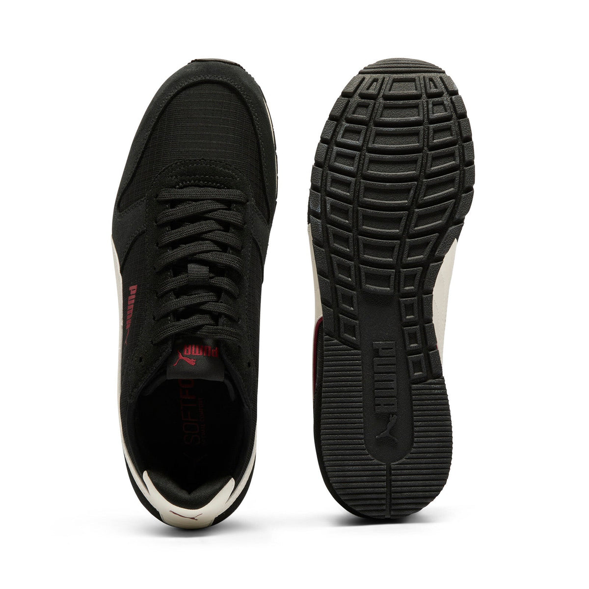 Puma ST Miler Nylon 39890903 Mens Black Canvas Lifestyle Sneakers Shoes
