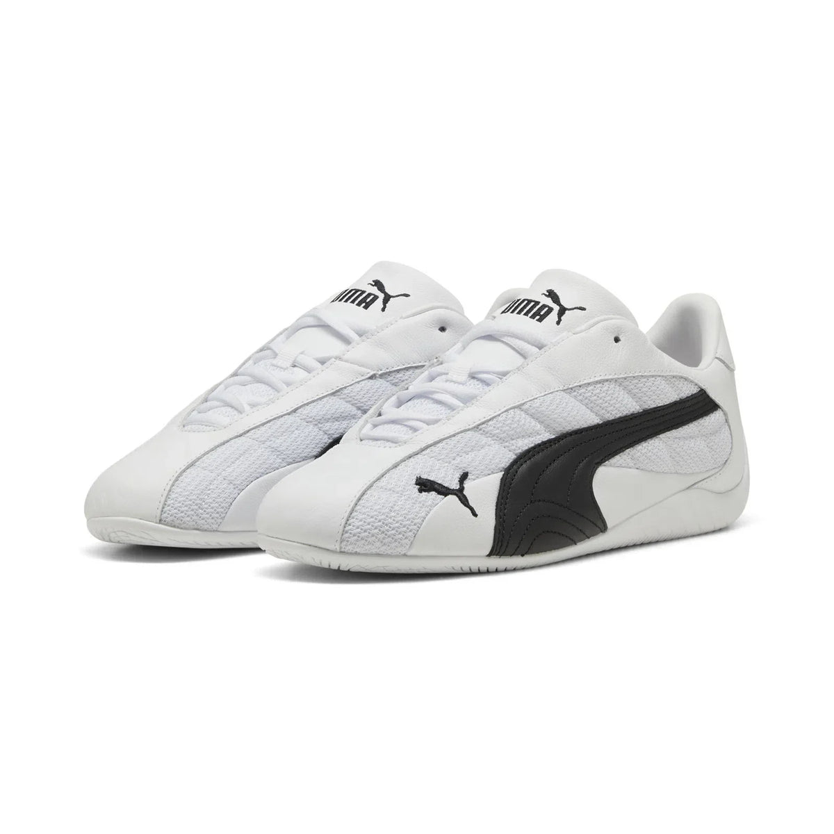 Puma Speedcat Plus Leather 40437601 Mens White Lifestyle Sneakers Shoes