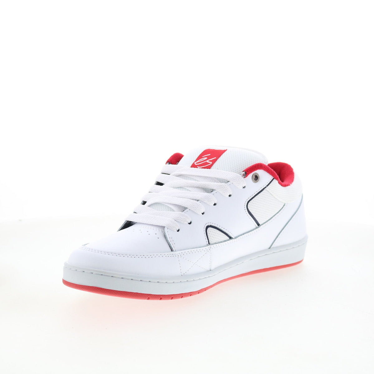 ES Sophisto 5101000211150 Mens White Leather Skate Inspired Sneakers Shoes
