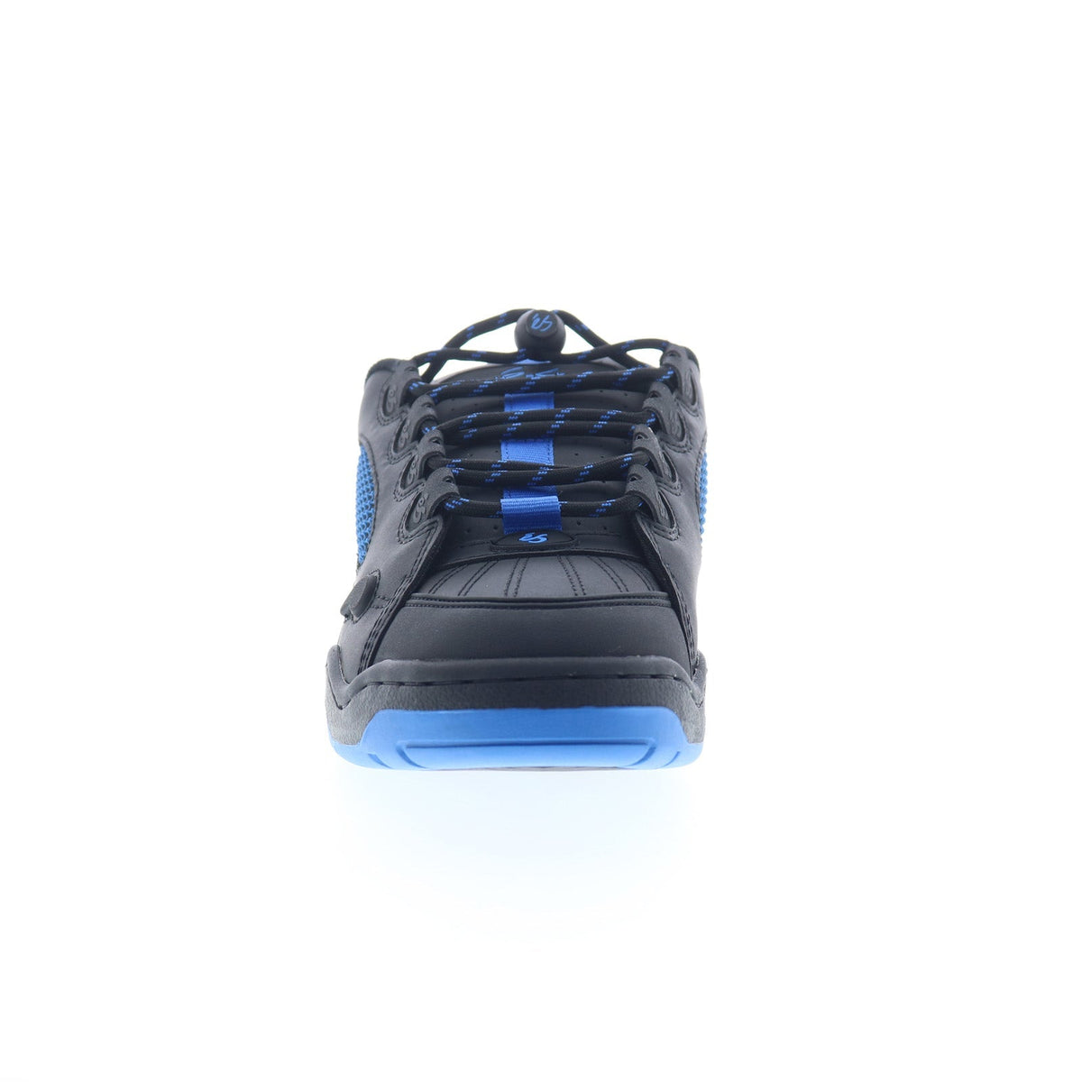 ES Muska 5102000063568 Mens Black Leather Skate Inspired Sneakers Shoes