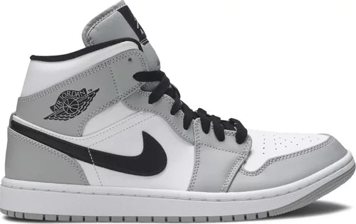 Nike Mens Air Jordan 1 Mid Sneakers - 'Smoke Grey'